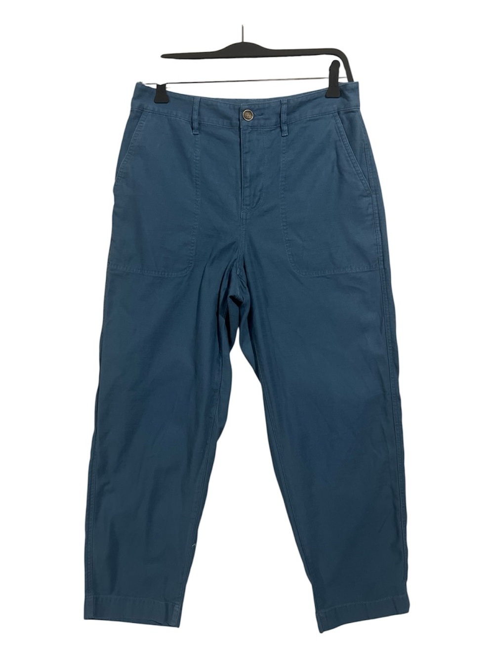 J.Crew Cotton Camp Pants Women’s 10 Blue Chino Utility BJ493